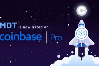 MDT is now listed on CoinBase Pro!