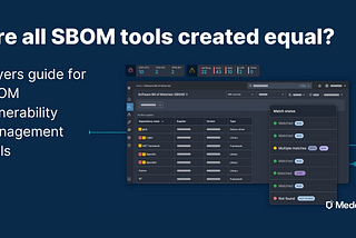 Are all SBOM tools created equal?