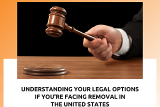 Understanding Your Legal Options if You’re Facing Removal in the United States