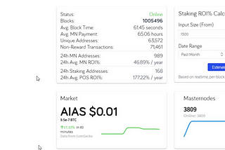 New AIAScoin [Ticker: AIAS] Explorer called AIASChain.