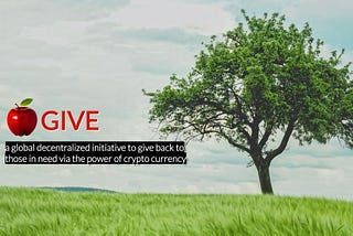$GIVE — a global decentralized initiative to give back to those in need