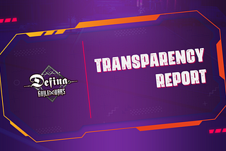 Defina Transparency Report: Giveaways