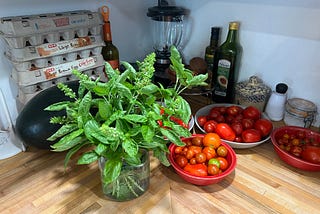 Summer — A Time for Tomatoes (and Basil)