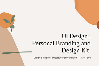 Personal Branding and Design Kit in PEPELOVE