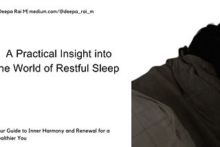 “Understanding Sleep: How Brain Waves Restore and Renew”