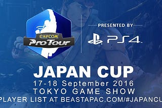 Results for Japan Cup at Tokyo Game Show 2016