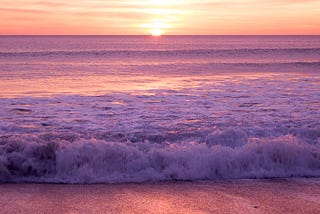 The pink sky
