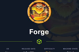 HTB: Writeup — Forge