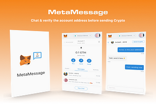 MetaMessage- Send Crypto to the right address