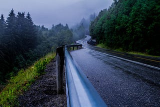 Misty Norwegian Mountains