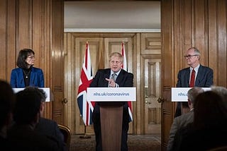 Government press briefing at №10 Downing Street.