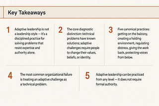 What is Adaptive Leadership?