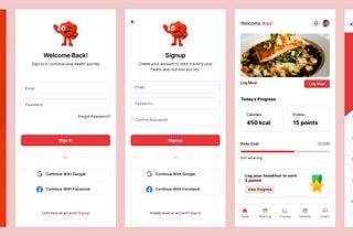 Dev Log #1 — Designing the Health Buddy AI App (Mockup Phase)