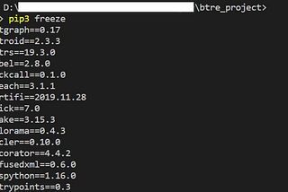 Setup environment for Django project