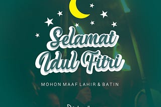 Kami Segenap TIM TANIJOY mengucapkan SELAMAT IDUL FITRI 1439 H