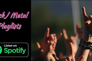 Rock/ Metal Spotify Playlists By Mahyar Dean