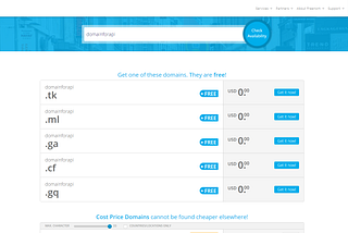 จด Domain ใช้งานแบบไม่เสียเงินด้วย Freenom