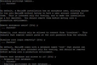 Installing MariaDB on Debian 10