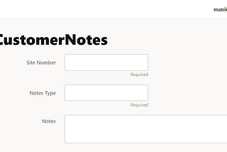 Oracle SaaS Extension using VBCS — Maintain text notes at Customer Site Level