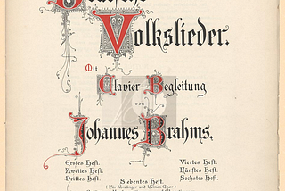 Title Page of Deutsche Volkslieder (Simrock, 1894)