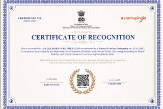 How Majha Morya Received DPIIT Recognition: A Journey of Persistence & Innovation