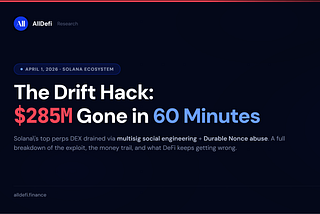 The Drift Hack: $285M Gone in 60 Minutes — And Why DeFi Keeps Breaking at the Same Spot