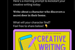 A Creative Writing Experiment!