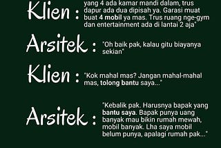 Arsitek Waras dengan Meme.