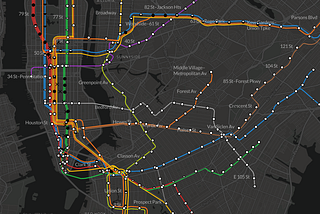 Introducing: The Weekendest — Dynamic Map for New York City Subway