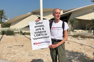 Peter Tatchell released after arrest at LGBT+ protest in Qatar
