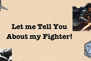 Let me Tell You About my Fighter!