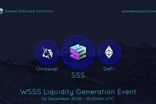 WSSS Liquidity Generation Event — sBridge