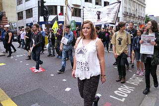 Demonstrations against arrests of two anonymous Sweets Way squatters