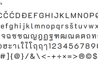 Google Thai Fonts