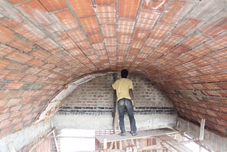 Vaulted roof