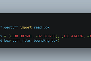 The geotiff Python Package