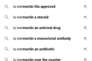“Looking for Ivermectin? Click Here”.