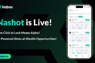 Nashot Is Now Live on Nabox Wallet