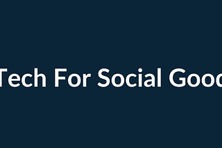 Tech for Social Good: What is Blueprint?
