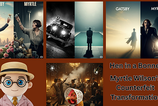 A man and a woman, Gatsby and Myrtle, represent the desire to climb into society and end in violence.