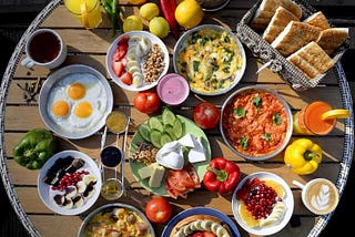 Persian Breakfast Table
