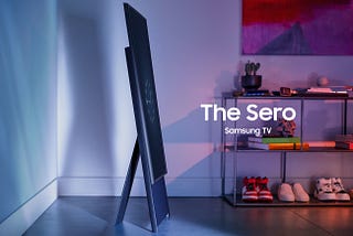 Samsung Sero TV is more than just a TV, it’s a giant smartphone by the wall