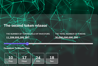 ZORORIUM — The second token release