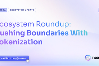 The Nexera Ecosystem Roundup: Pushing Boundaries With Tokenization