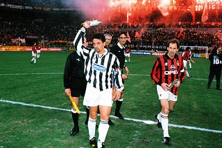 Juventus x Milan: retrospecto do dérbi (década de 1990)