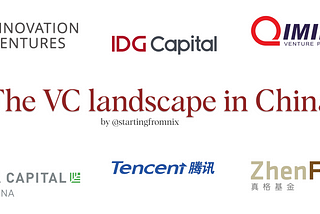 The VC Landscape in China