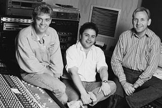 Stock, Aitken & Waterman in their Borough studio.