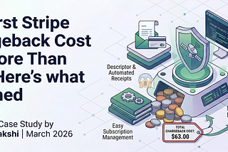 My First Stripe Chargeback Cost Me More Than $60, Here’s what I learned
