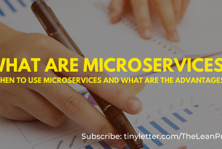 What Are Microservices?