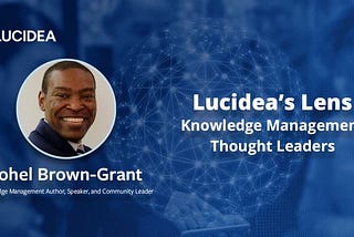 Knowledge Management Thought Leader 65: Johel Brown-Grant